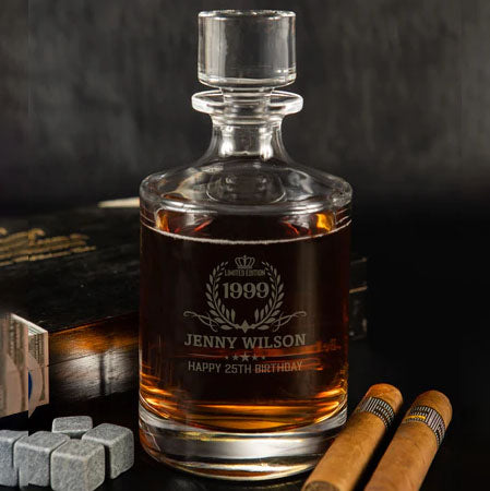 Victory Personalised Round Decanter