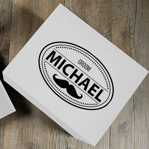 Lip 'N Stache Monogram Personalised Monaco Whiskey Glasses Set