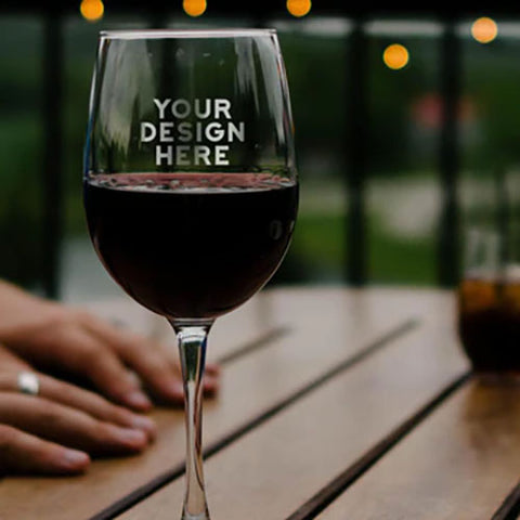 Design Your Own Personalised Wine Glass