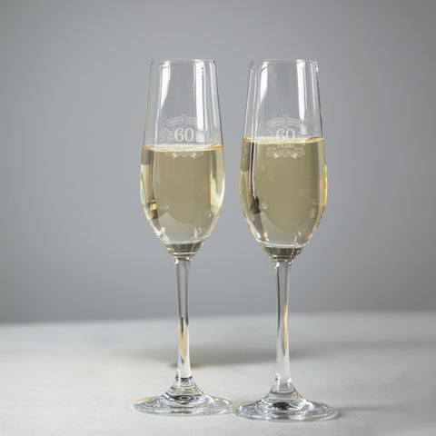 Majestic Design Personalised Champagne Glass