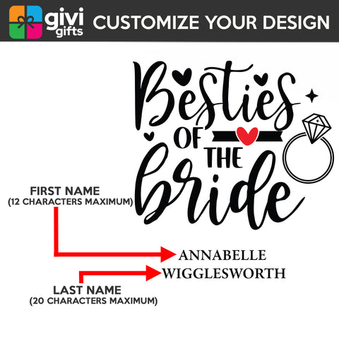 bride acrylic coaster set