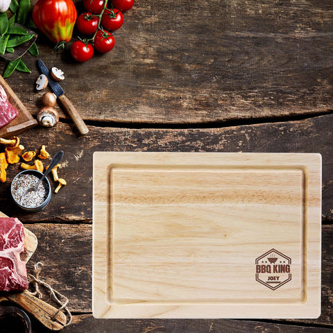 BBQ Boss Personalised Wooden Steak Board