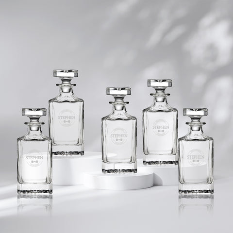 whiskey decanter gift bundle
