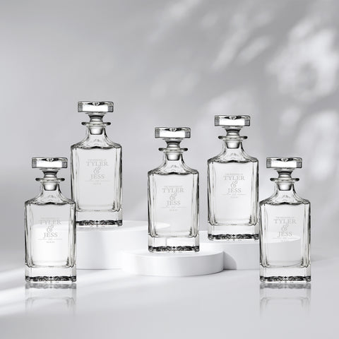 whiskey decanter gift bundle