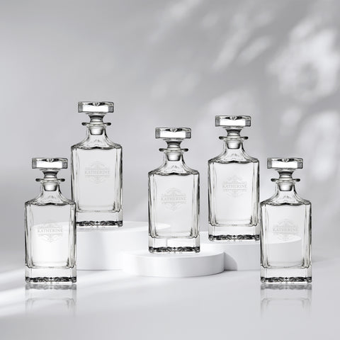 whiskey decanter gift bundle