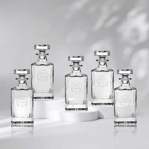 whiskey decanter gift bundle