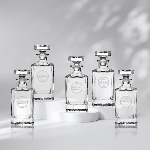 whiskey decanter gift bundle