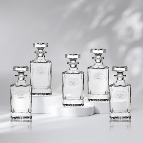 whiskey decanter gift bundle