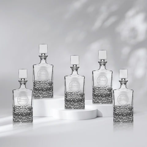 Icy whiskey decanter