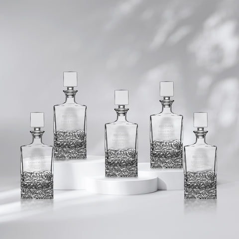 Icy whiskey decanter