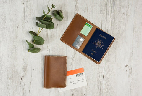 leather passport cover
