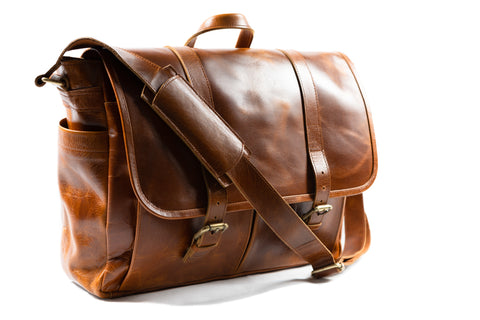 Leather Messenger Bag