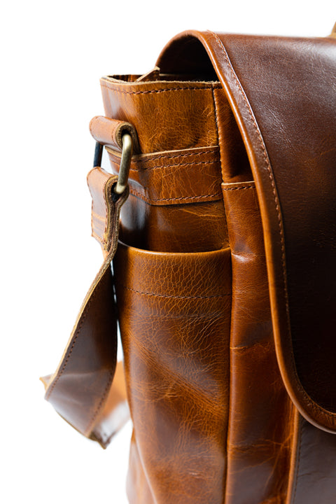 Leather Messenger Bag
