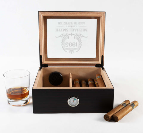 personalised cigar humidor
