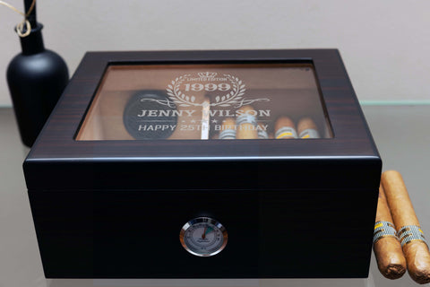 personalised cigar humidor