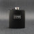 personalised black flask