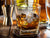 retro monogram engraved whiskey glass