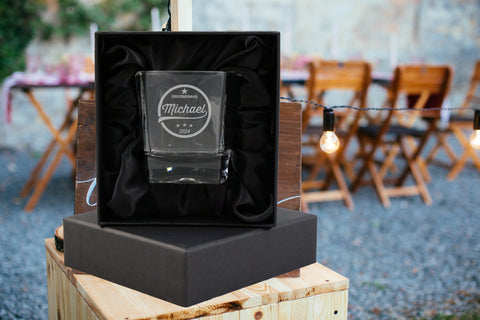 personalised whiskey glass