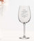 personalised wine glass