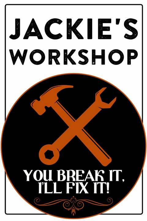 mancave workshop sign