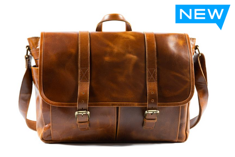 Leather Messenger Bag